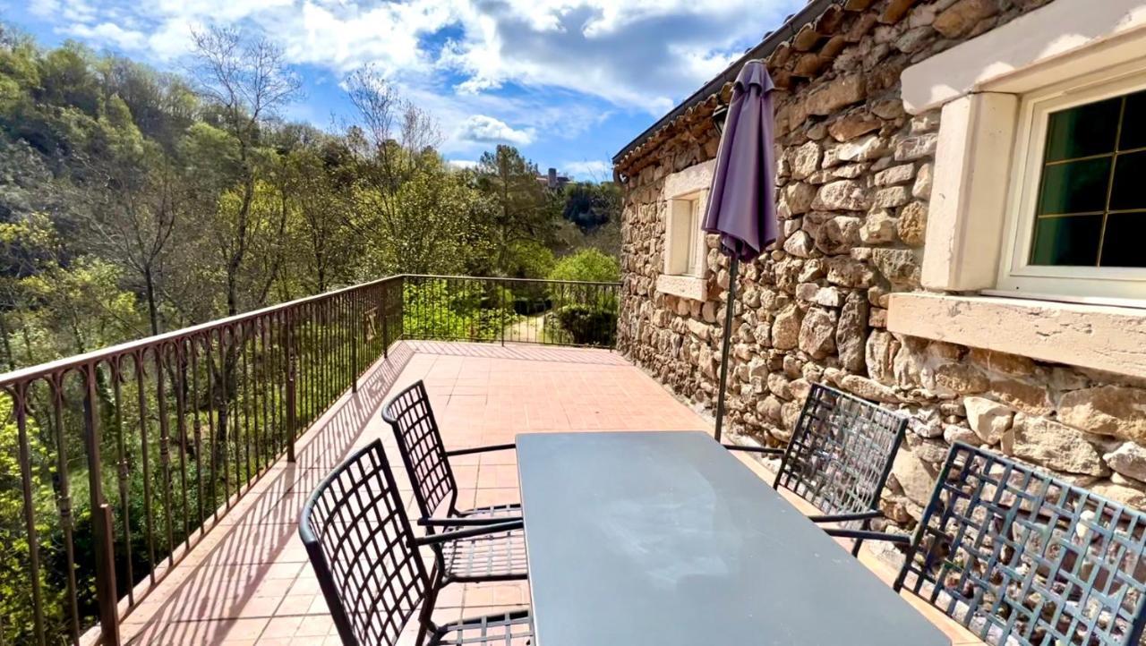 Logis Hotel Restaurant Le Domaine De L'Eau Vive Largentière Exterior foto